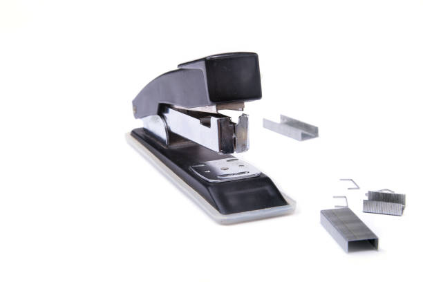 istock The stapler is used in the office to manually connect paper. 900853016
