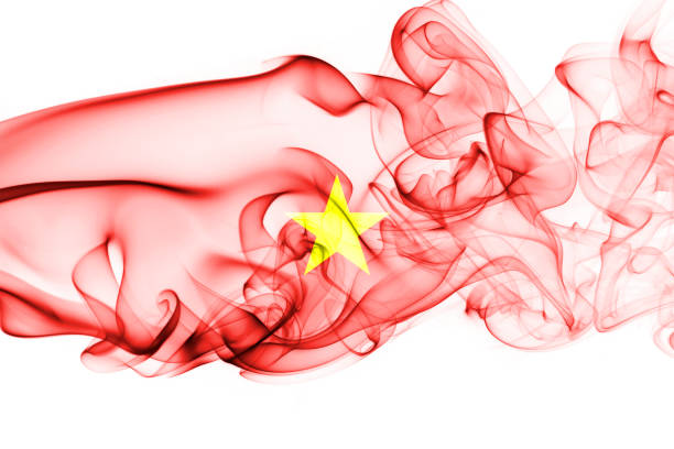istock Vietnam smoke flag 900855810