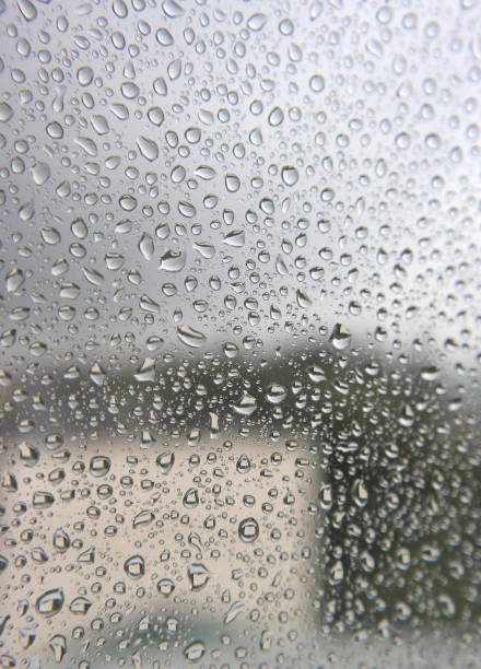 istock Drops of rain on the window 900856662