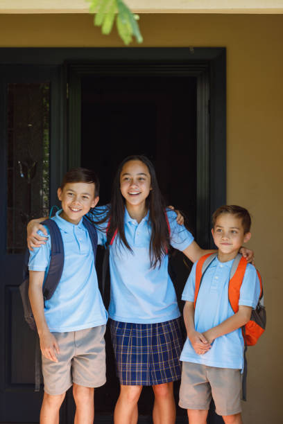 istock School Children Leaving The House 900856944