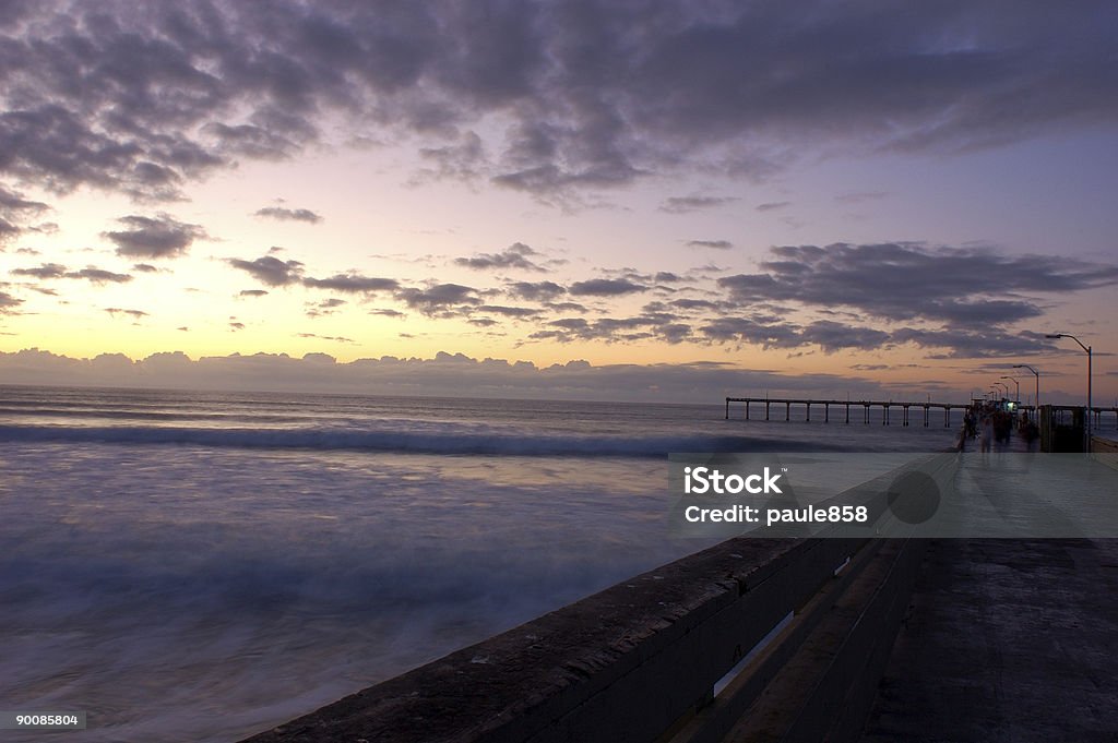 Beach Pier - Zbiór zdjęć royalty-free (Ocean Beach - Stan Kalifornia)