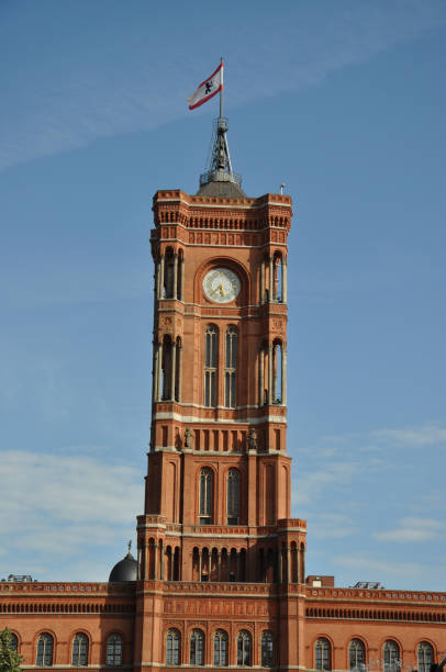 istock Red Town Hall in Berlin, Germany 900859978