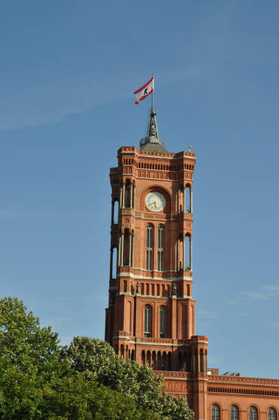 istock Red Town Hall in Berlin, Germany 900860266