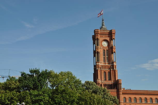 istock Red Town Hall in Berlin, Germany 900860366
