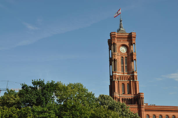 istock Red Town Hall in Berlin, Germany 900860416