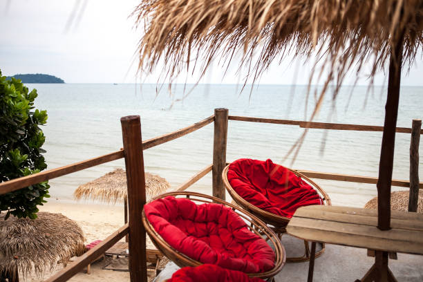 istock Ocean view from cafe terrace in Sihanoukville, Cambodia 900865100