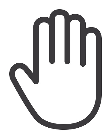 Vector of Hand palm Icon