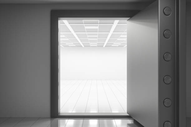 Panic Room With Open Vault Door