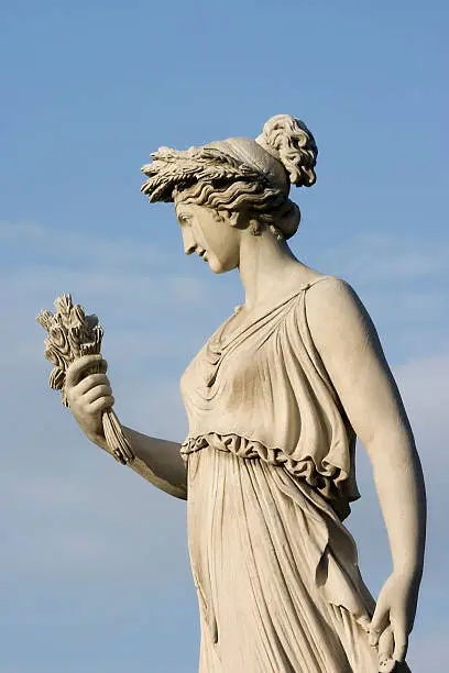 Photo of godness of abundance (old roman statue)