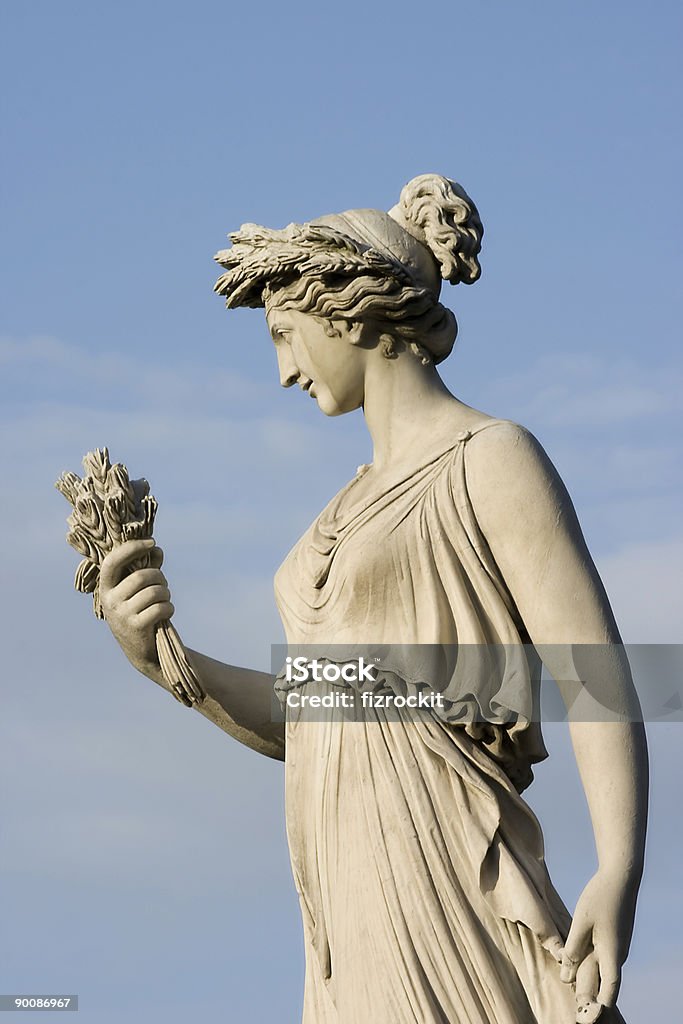 godness de abundância (antiga Estátua Romana - Royalty-free Império Foto de stock