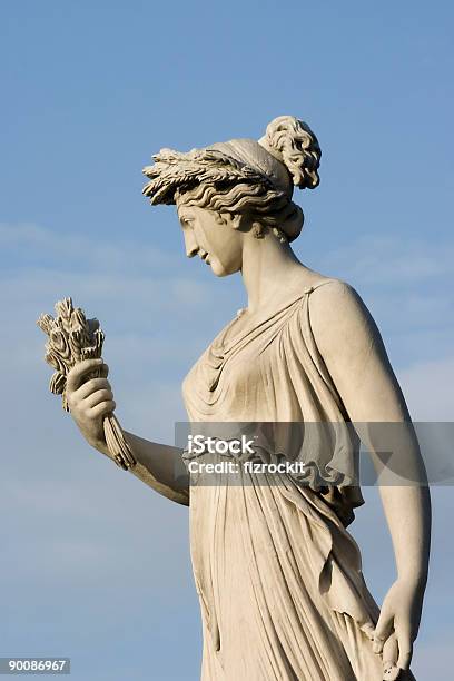 Godness De Abundância Antiga Estátua Romana - Fotografias de stock e mais imagens de Império - Império, Roma Antiga, Romano
