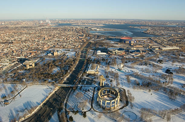 feria mundial de los parques, la ciudad de nueva york - flushing fotografías e imágenes de stock