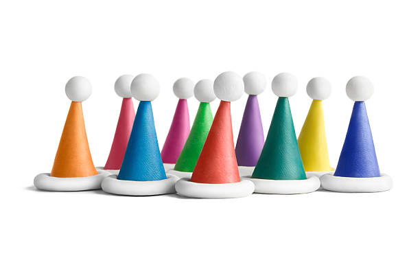 Isolated Colorful Jester Hat with Bells