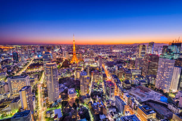 istock Tokyo, Japan Cityscape 900873800