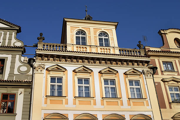 istock Row Houses Prague Architecture 90087420