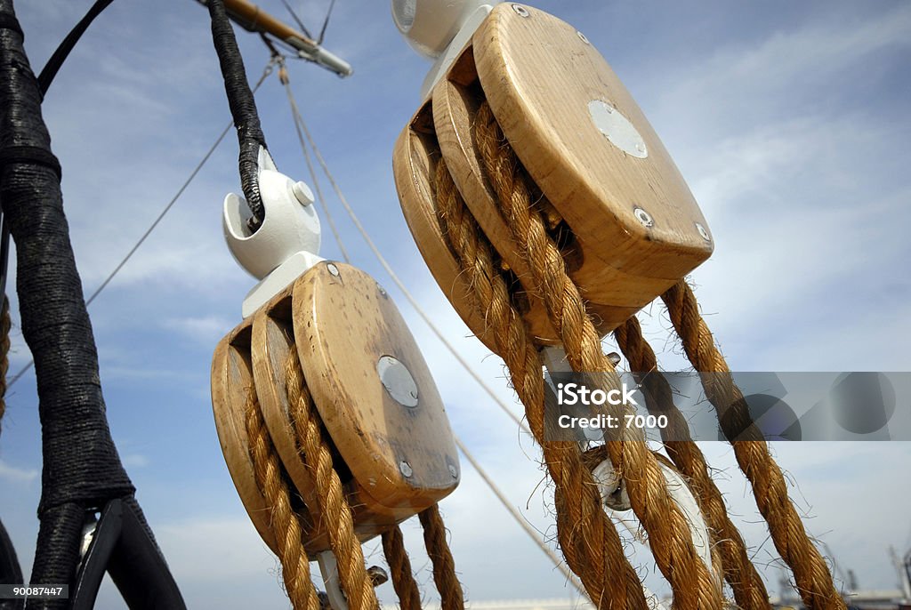 Block and Tackle  Block Shape Stock Photo