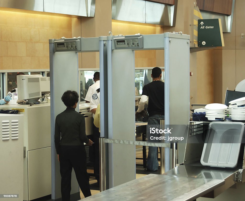 security check  Airport Stock Photo