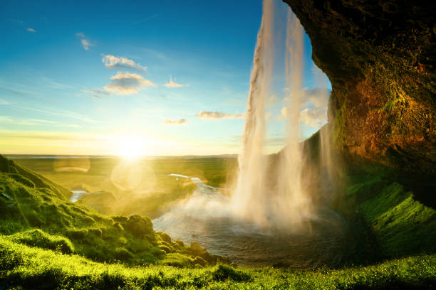 istock Seljalandfoss waterfall in summer time, Iceland 900889928
