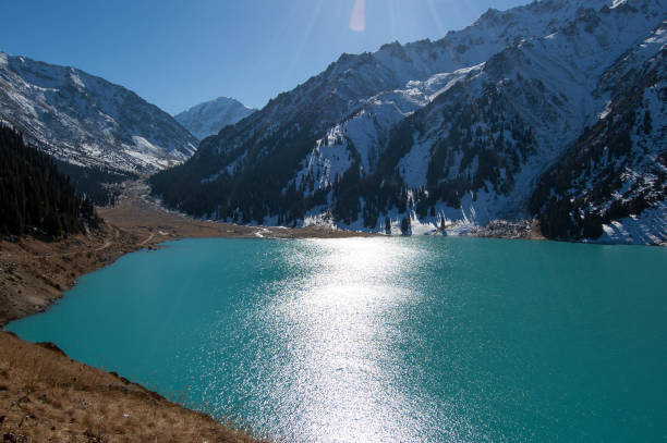 istock Big Almaty Lake 900891196