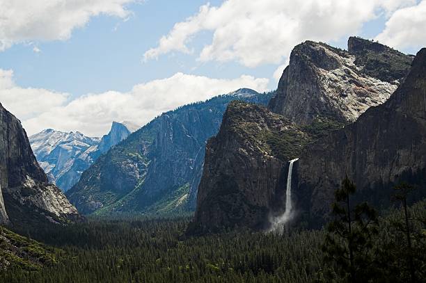 istock Yosemite Valley with Half Dome and Bridalveil falls 90089916