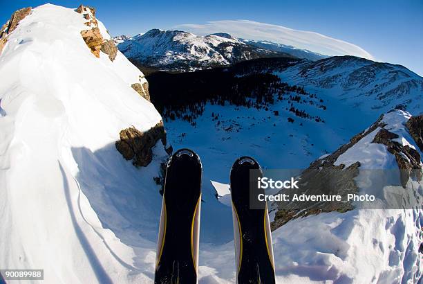 Im Hinterland Auf Skiern Dass Extreme Terrain Stockfoto und mehr Bilder von Berg - Berg, Blau, Extremsport