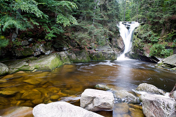 istock Szklarka Waterfall in Southern Poland 90090344