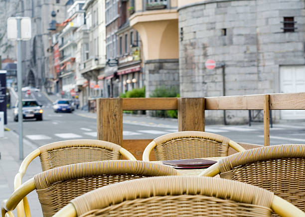 istock Street restaurant in Europe 90090440