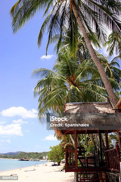 Tropical Beach Scene Stock Photo - Download Image Now - Atoll, Beach, Caribbean