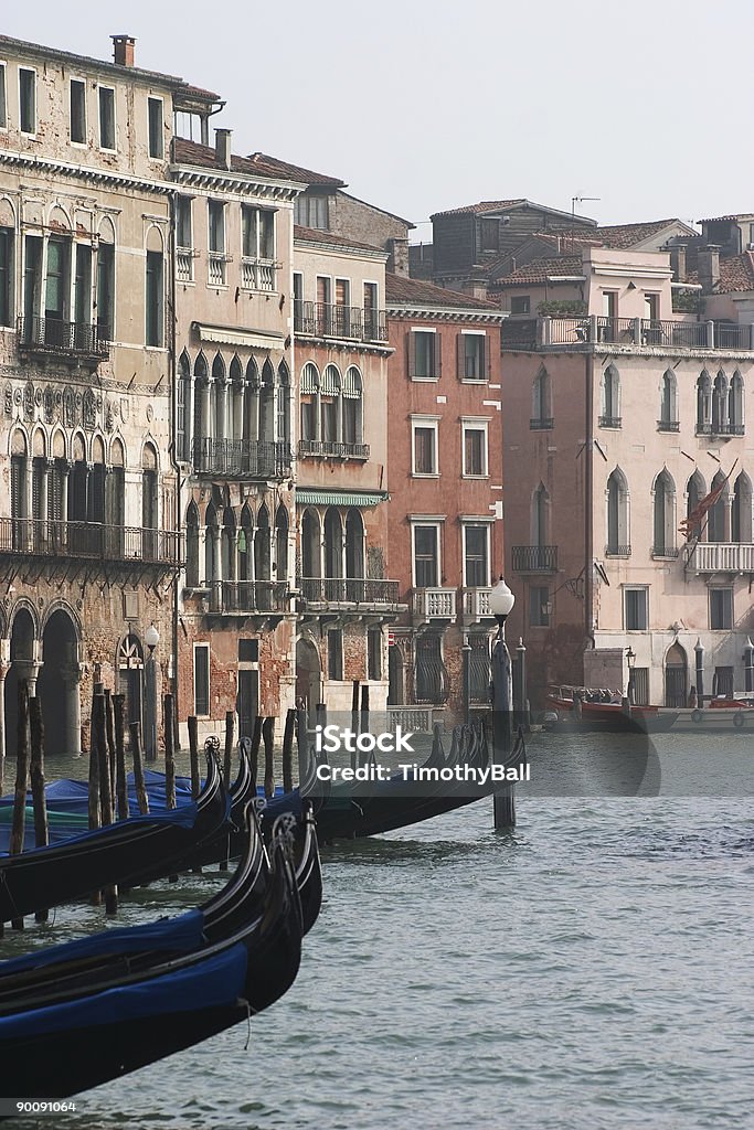 Gôndola no Grand Canal II - Foto de stock de Arquitetura royalty-free