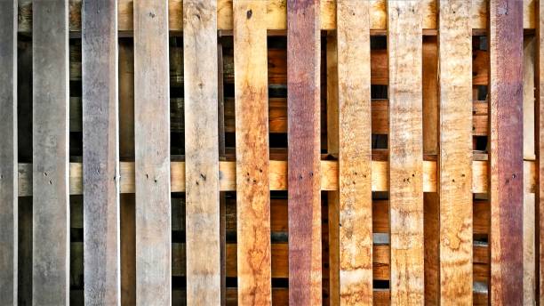 istock Wooden Planks Texture Background of Cargo Pallet 900912216