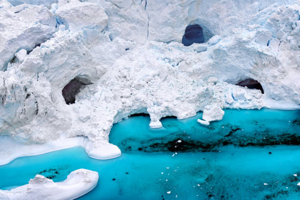 istock Icebergs on arctic ocean in Greenland 900912250
