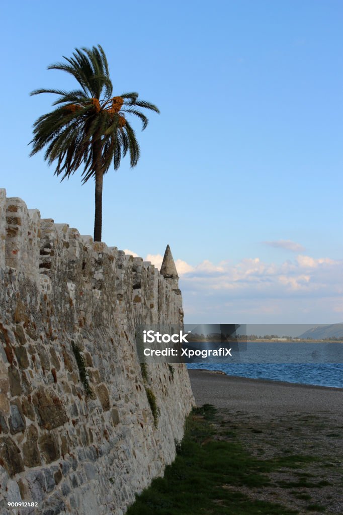Nafpoktos Fortified Walls On The Northern Shore Of Kolpos Korinthos