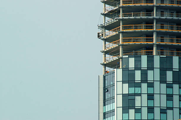 Constructions and modern buildings or skyscrapers