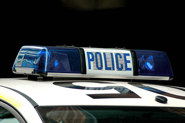 istock Police siren lights 90091714
