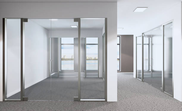 istock Empty modern office Cabinet. Meeting room. 3D rendering. 900921728