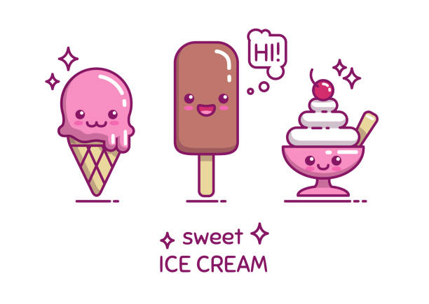 3,379 Ice Cream Face Illustrations & Clip Art - iStock | Kid ice cream  face, Child ice cream face, Female ice cream face