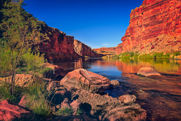 marble canyon - rio colorado - fotografias e filmes do acervo