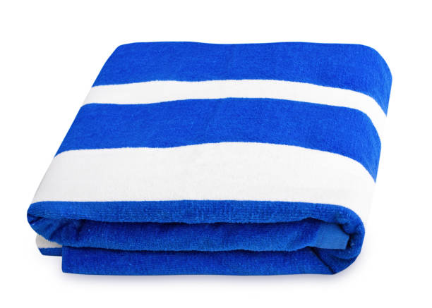 istock Summer nautical design towel isolated. 900945024