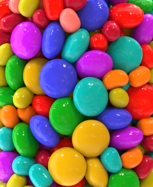 Candy multicolored background.
