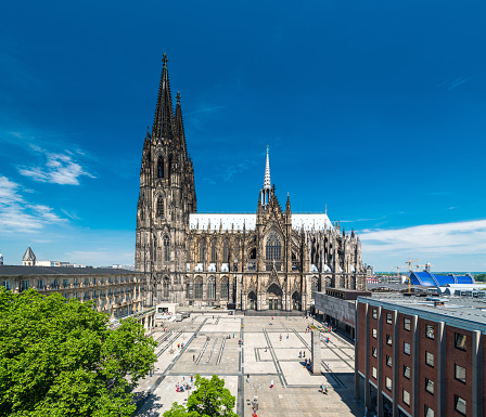 The old catholic Cathedral in the city of Cologne (Germany)