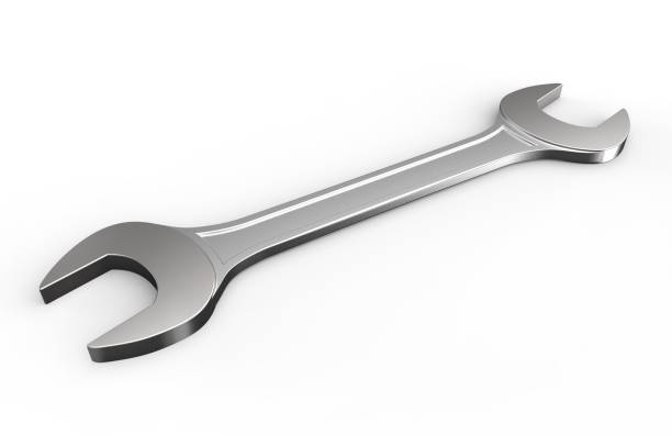 Wrench isolated. stock photo