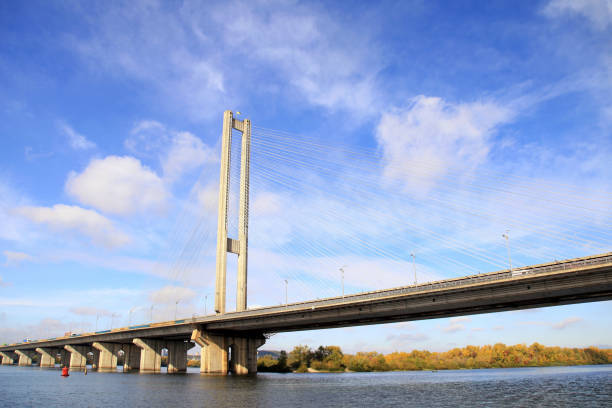 istock South bridge across the Dnieper River, Kiev, Ukraine. 900958478