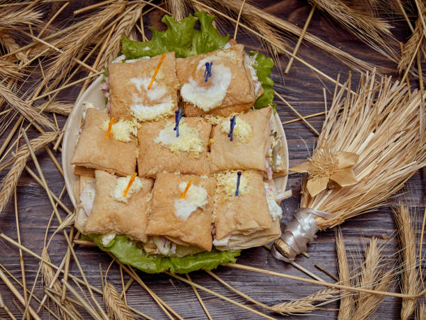 istock Canape with skewers. 900966492