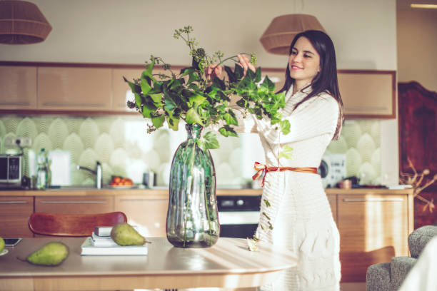 istock Young woman at home 900979430