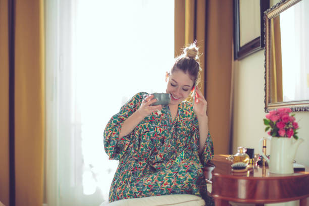 istock Young woman at home 900979682