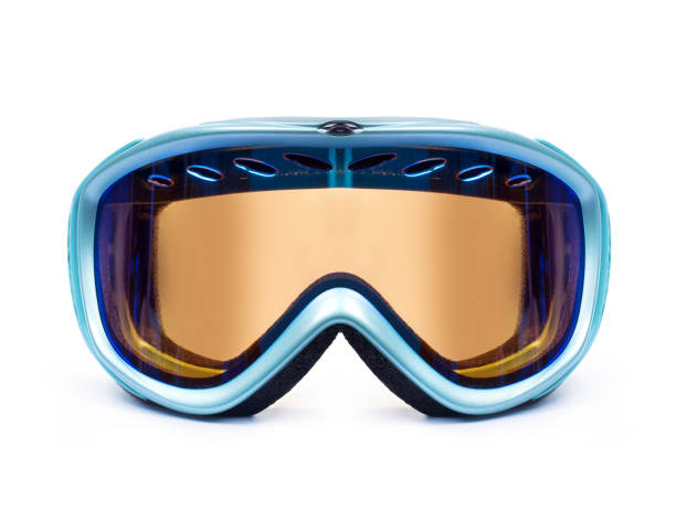 istock Ski or snowboard mask closeup isolated on white background 900982824