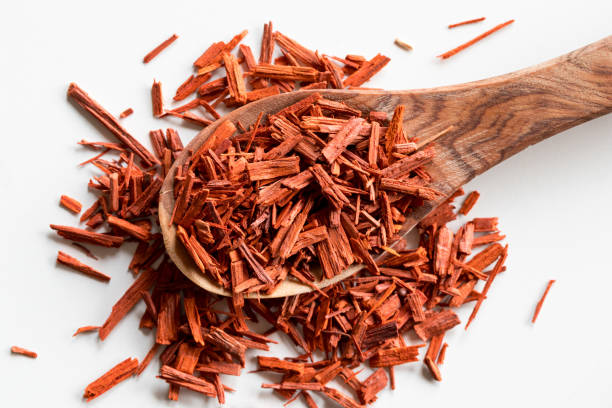 istock Sandalwood on a wooden spoon 900990688