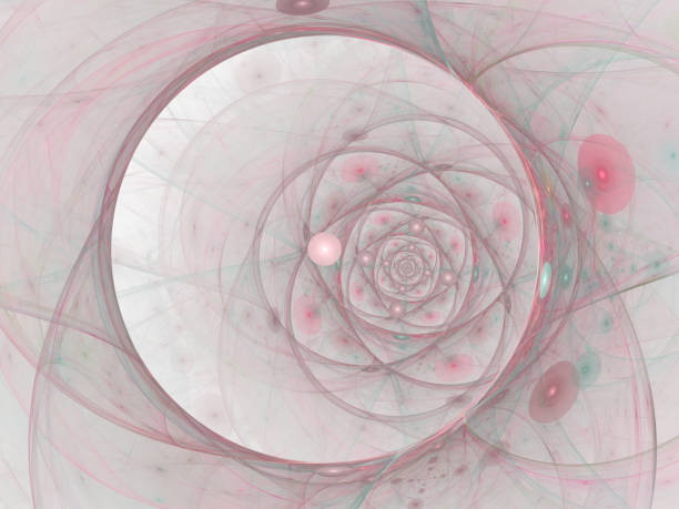 istock Composition of bubbles and circles and fractal elements with metaphorical relationship to space, science and modern technology. 900994920