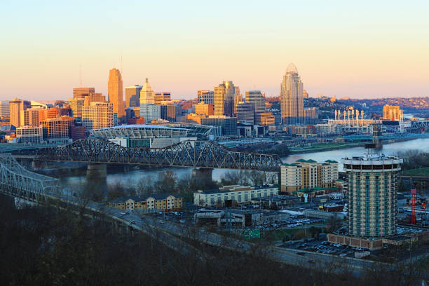 istock View of the Cincinnati skyline at dusk 901001626