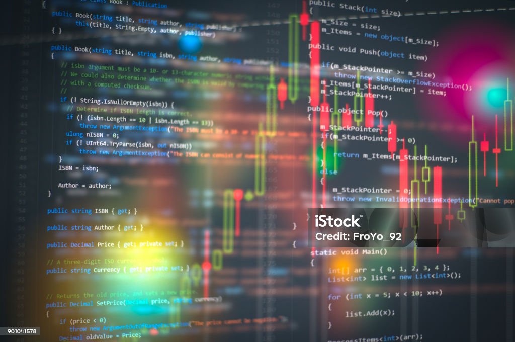 Software Development Programming Code Abstract Technology Background ...